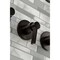 Kingston Brass Tub and Shower Faucet, Oil Rubbed Bronze, Wall Mount KBX8135NDL - alternate 5
